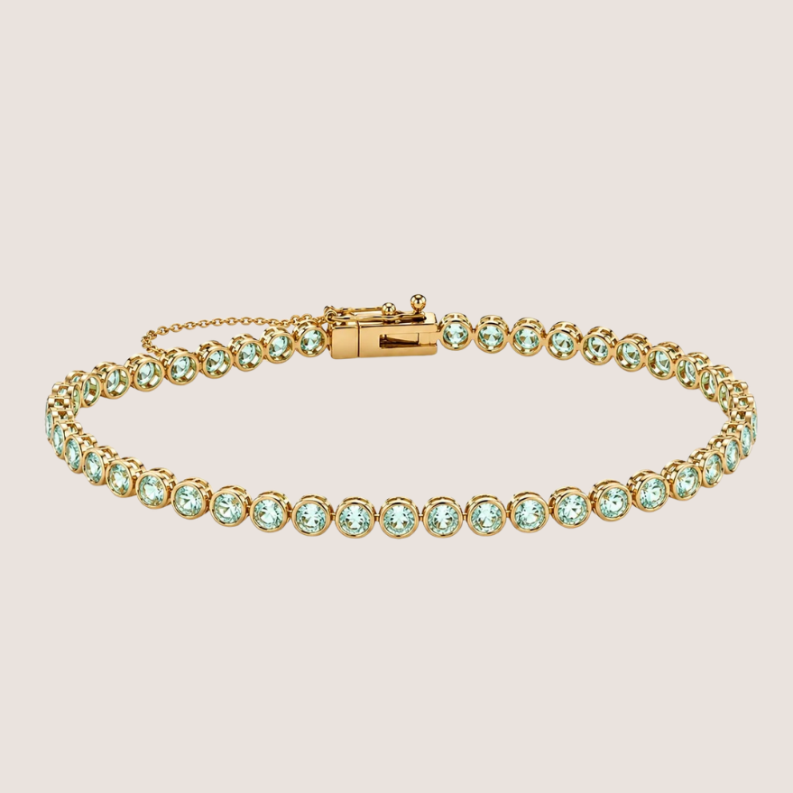 Bezel Tennis Bracelet