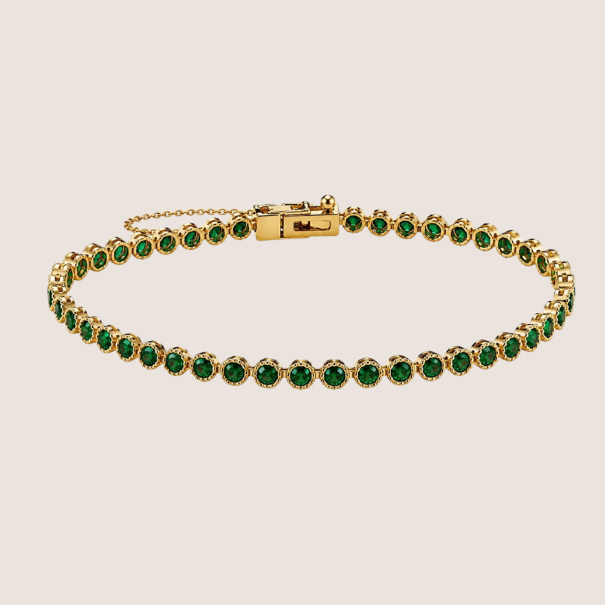 Bezel Tennis Bracelet