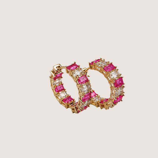 Crystal Hoops