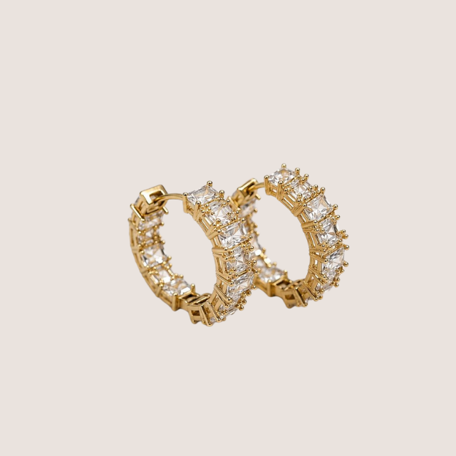Crystal Hoops