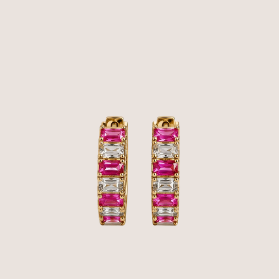 Crystal Hoops