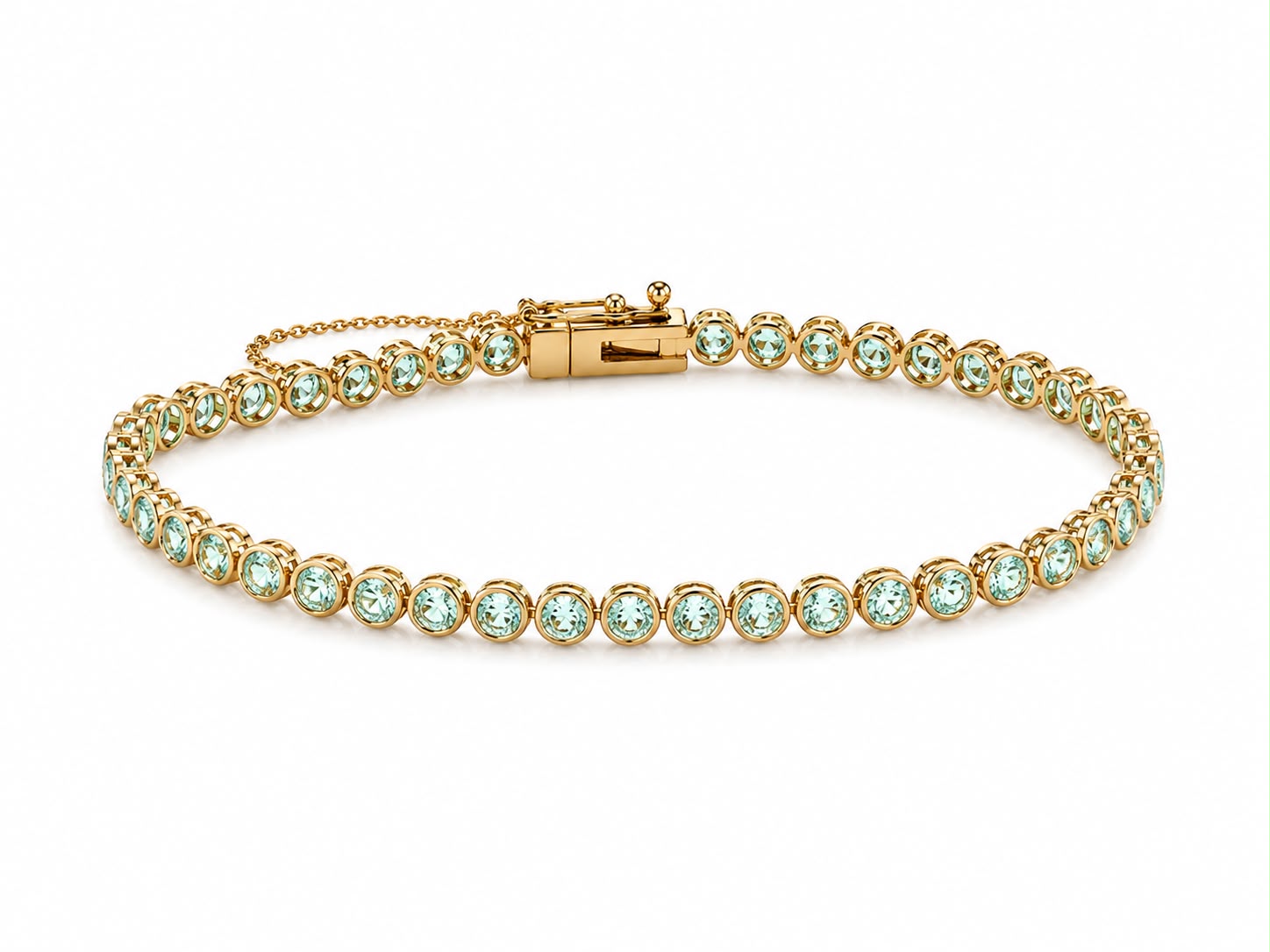 Bezel Tennis Bracelet