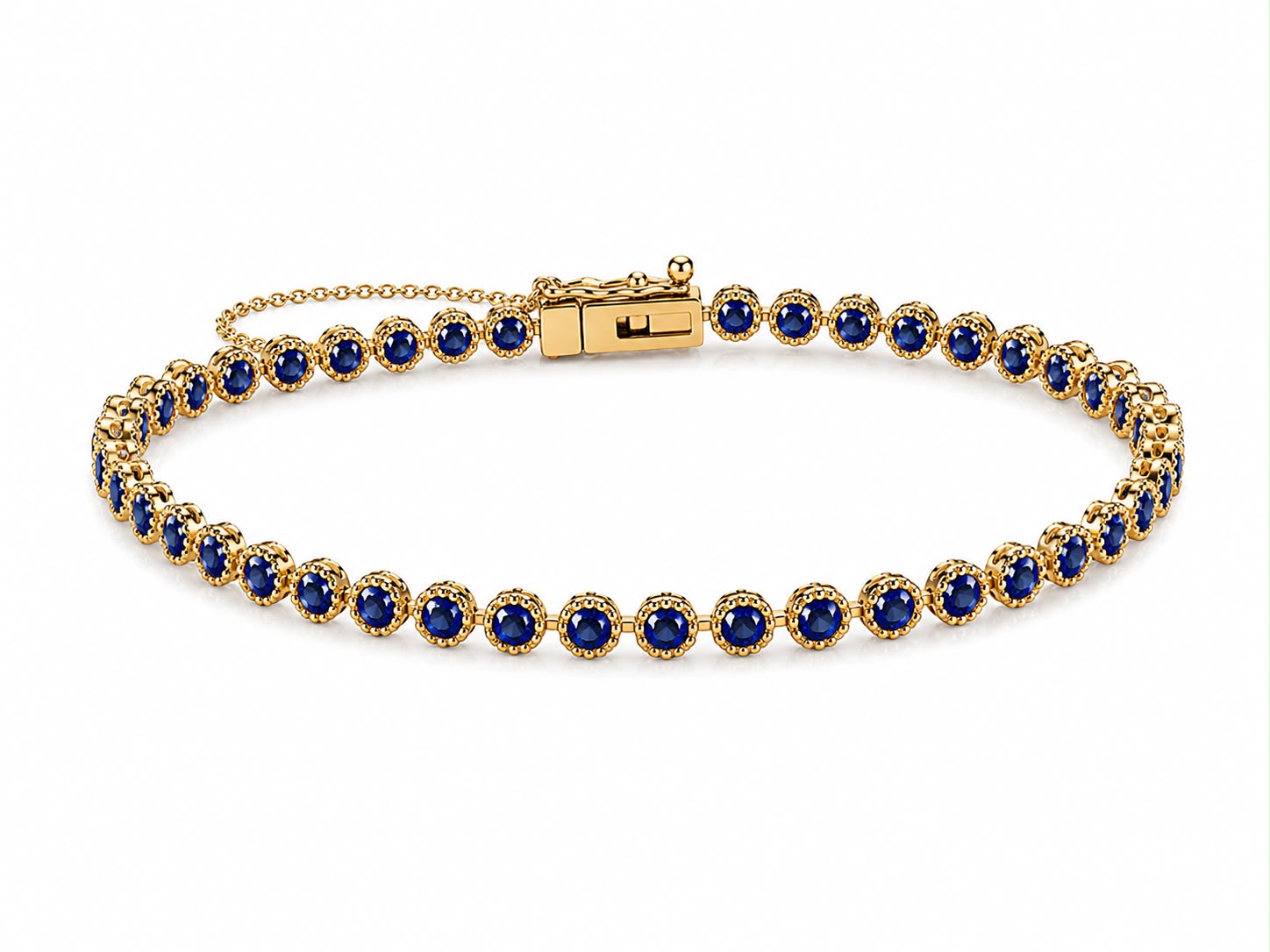 Bezel Tennis Bracelet