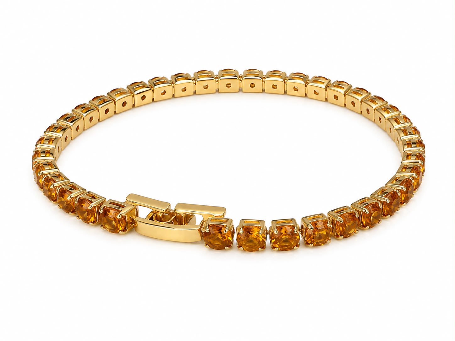 Amber Tennis Bracelet