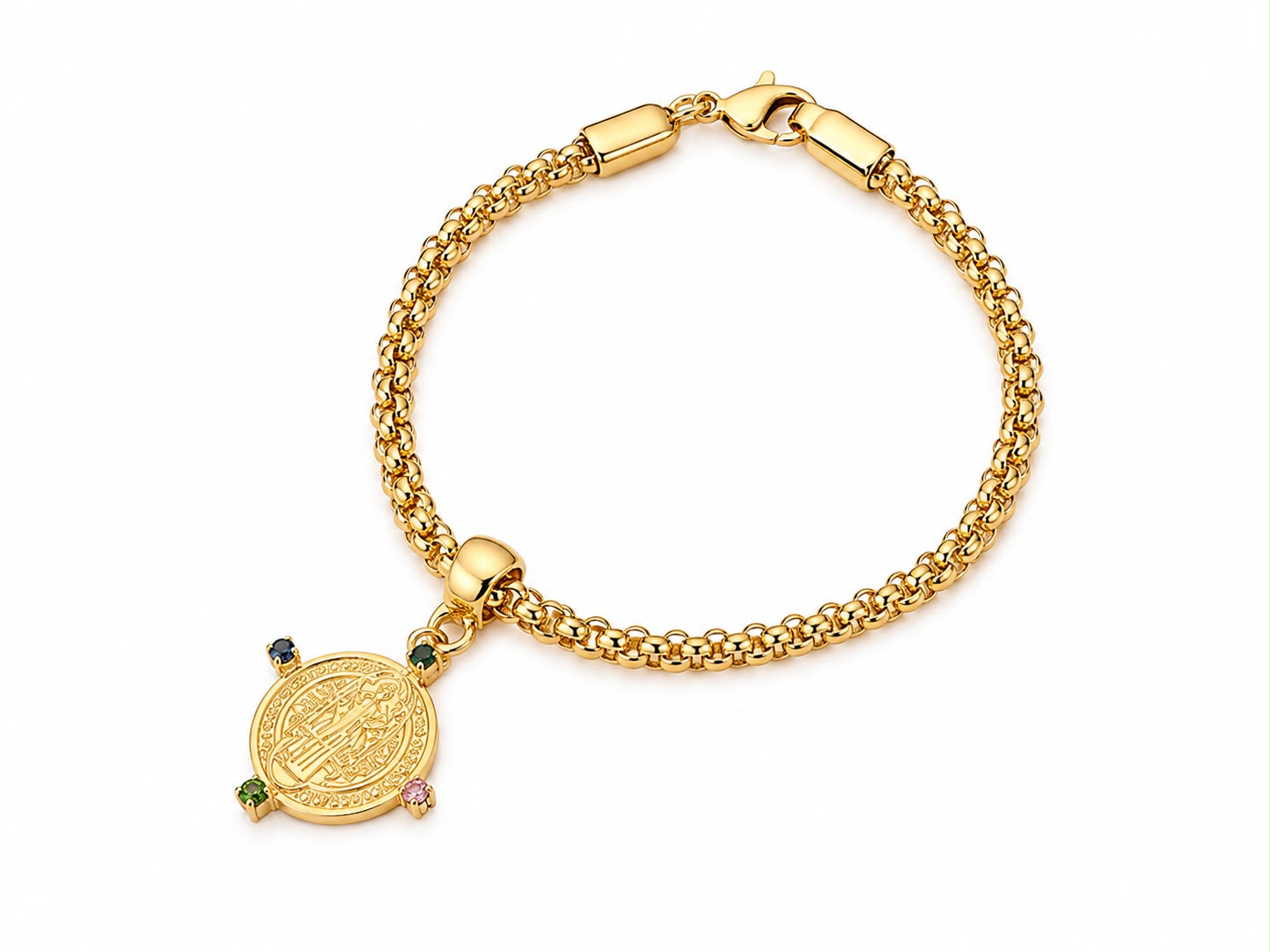 Saint Benedict Charm Bracelet